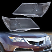 DURAFORCE A Pair Headlight Headlamp Lens Cover Replacement For Honda Acura MDX 2007-2013