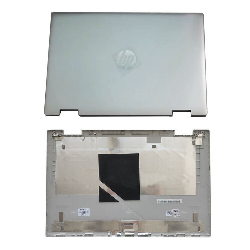 DURAFORCE New LCD Back Cover Top Case Rear Lid FHD M45108-001 Silver For HP Pavilion 15-ER