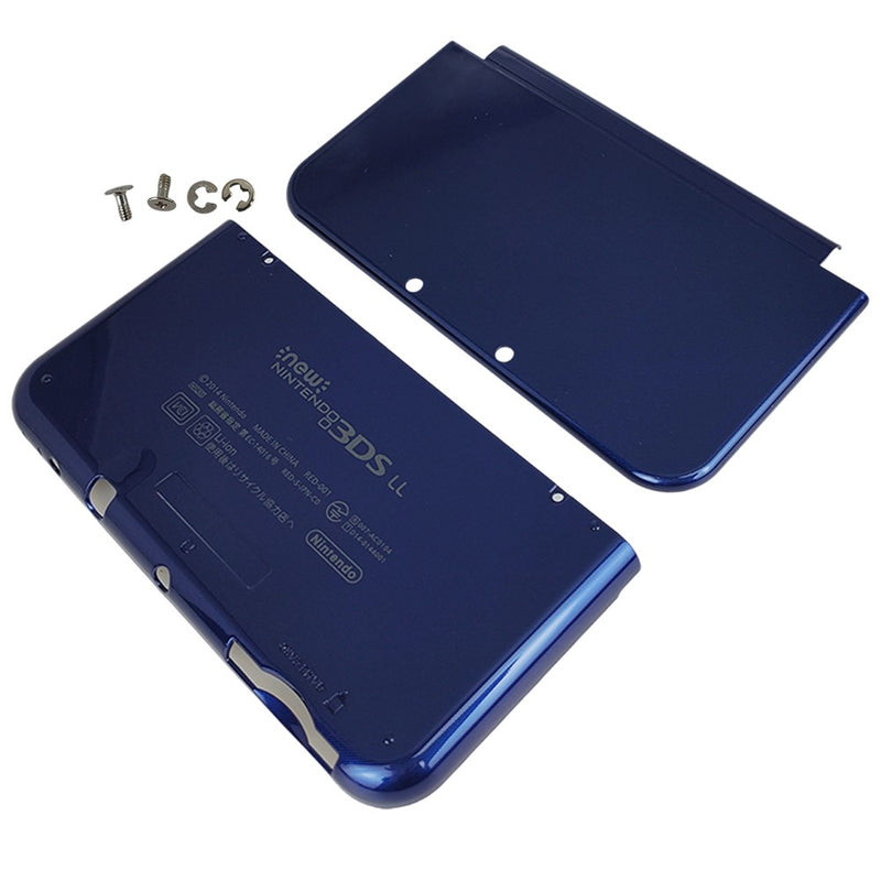 Top Bottom Cover Replacement Housing Shell Case Blue for Nintendo 3DS XL LL
