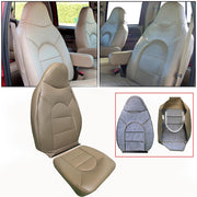 DURAFORCE For 1999 2000 Ford F250 F350 Front Driver Side Top & Bottom Leather Seat Covers