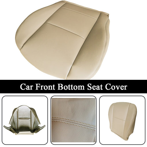 DURAFORCE 2000 to 2004 For Toyota Tundra Sequoia Driver Side Bottom Leather Seat Cover Tan