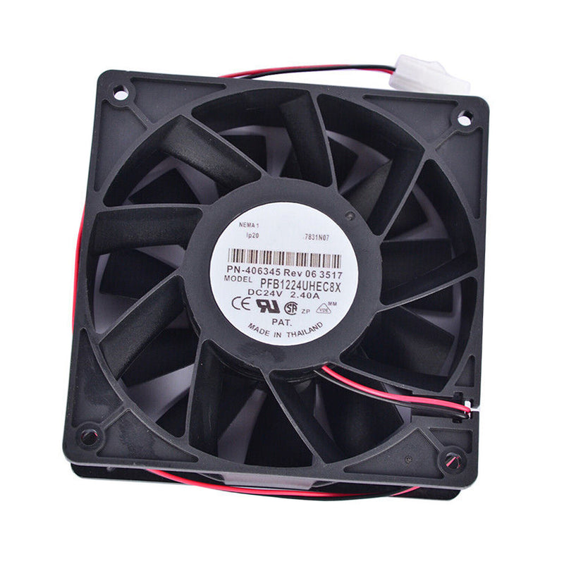 DURAFORCE 2 Pin Inverter Fan For Delta PFB1224UHEC8X 24V 2.4A 12038 12CM Large Air Volume
