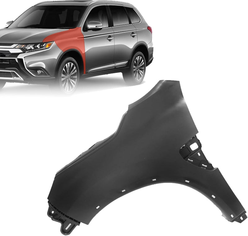 DURAFORCE Front Fender Panel Plastic LH Driver Side For Mitsubishi Outlander Sport 20-23