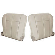 DURAFORCE Leather Bottom Seat Cover Tan For 2007-14 Ford Expedition Driver & Passenger New