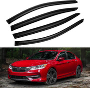 DURAFORCE For 2009-2012 8TH Gen Honda Accord JDM Style Window Visor Vent Rain Guards