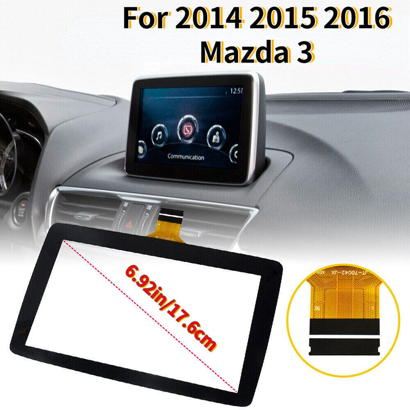 Touch Screen Glass Digitizer for Mazda 3 2014 2016 7 Radio Info Display
