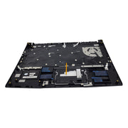 DURAFORCE For MSI GF65 9SD 9SE 10SD MS-16W1 Palmrest Backlit Keyboard Upper Case Black US