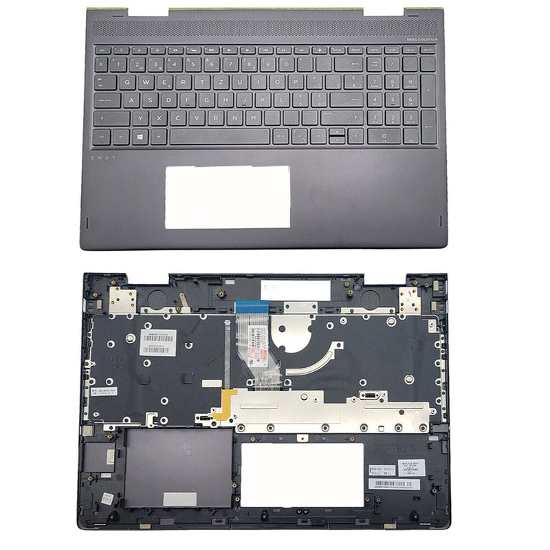 DURAFORCE New Palmrest Backlit US Keyboard For HP X360 15-BP 15M-BQ 924335-001 TPN-W127 US