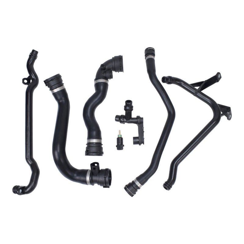 DURAFORCE 7X For BMW E46 323 325 328 330 Set Expansion Tank Coolant Radiator Hose Kit