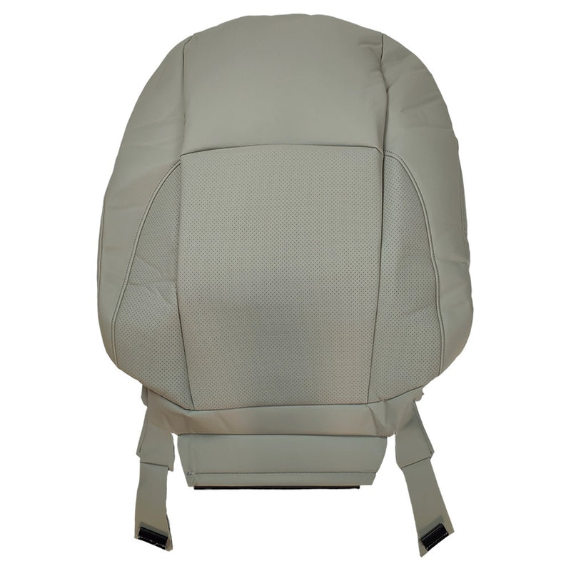 DURAFORCE For 2007-2012 Lexus ES350 Driver Passenger Bottom & Top Leather Seat Cover Gray