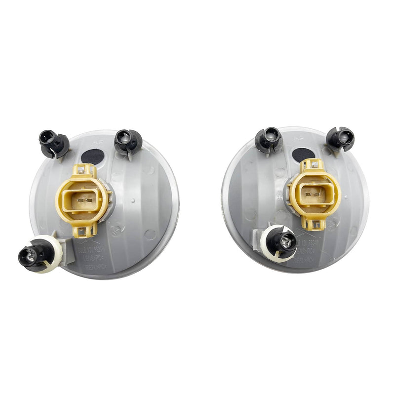 DURAFORCE Left Right Clear Lens Fog Light Lamp w Bulbs for Jeep Patriot 2011 2017