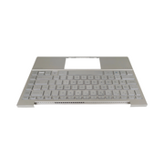 DURAFORCE New 13in Silver Palmrest For HP ENVY 13-BA 13T-BA Keyboard Upper Case w/Backlit