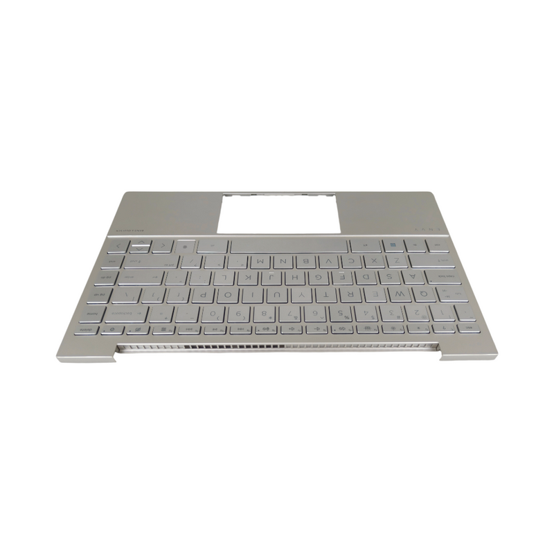 DURAFORCE New 13in Silver Palmrest For HP ENVY 13-BA 13T-BA Keyboard Upper Case w/Backlit