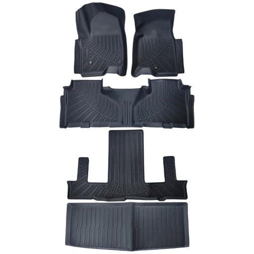DURAFORCE Floor Mats Cargo Liner Mat Set For 2021-2024 Tahoe Yukon Escalade Bucket Seat