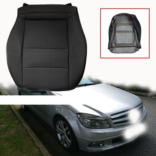 DURAFORCE For 2008 2009-2014 Mercedes Benz C250 C300 C350 Driver Bottom Seat Cover Black