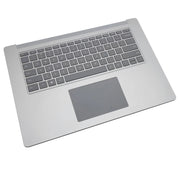 DURAFORCE New Silver Palmrest Keyboard Touchpad For Microsoft Surface Laptop 3 15" 1873 US