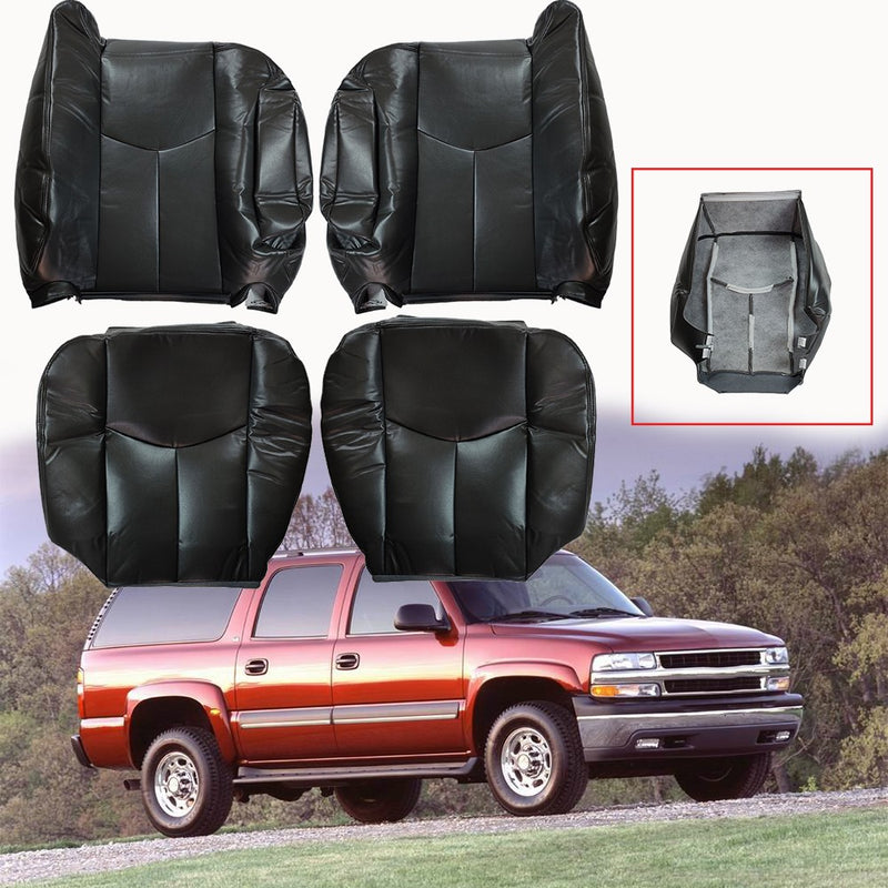 DURAFORCE For 2003 2004 2005 2006 GMC Sierra & Yukon Driver & Passenger Leather Seat Cover