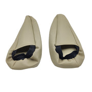 DURAFORCE 2pcs For 2003-2009 Lexus GX470 Beige Leather Seat Armrest Replacement Cover