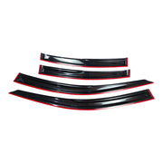 DURAFORCE FOR 2021-2025 LEXUS IS300 IS350 PREMIUM BLACK TRIM WINDOW VISOR RAIN GUARD US