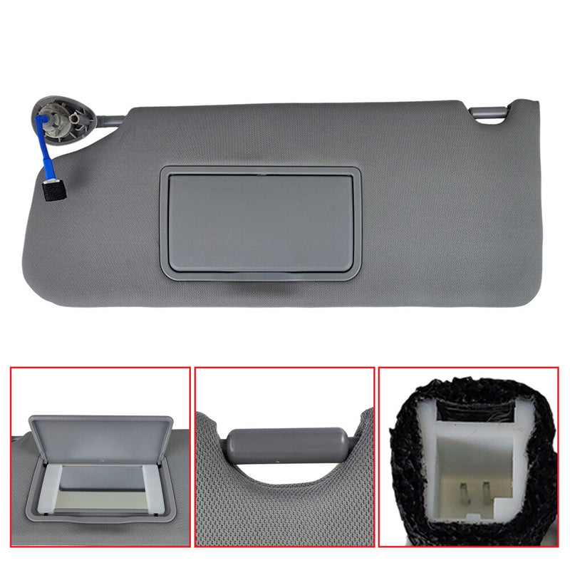 DURAFORCE 83280SZAA01ZA Sun Visor w/ Light Left Driver Side Fit For Honda Pilot 2009-2015