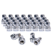 DURAFORCE For Ford Super Duty F-250 F-350 450 HCPZ-1012-B (32) 14x1.5 Flat Seat Lug Nuts