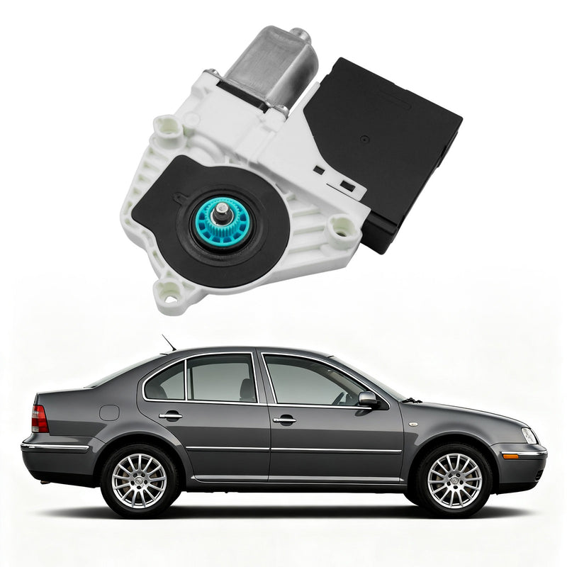 DURAFORCE Drivers Left Front Door Power Window Motor 1K5837401 Fit for Jetta 2005-2006