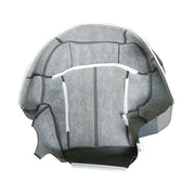 DURAFORCE For 1999 2000 2001 2002 GMC Sierra Driver Side Leather Bottom Seat Cover Gray