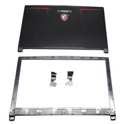 DURAFORCE New For MSI GE63 Raider RGB MS-16P5 Top LCD Back Cover+Front Bezel+Screen Hinges