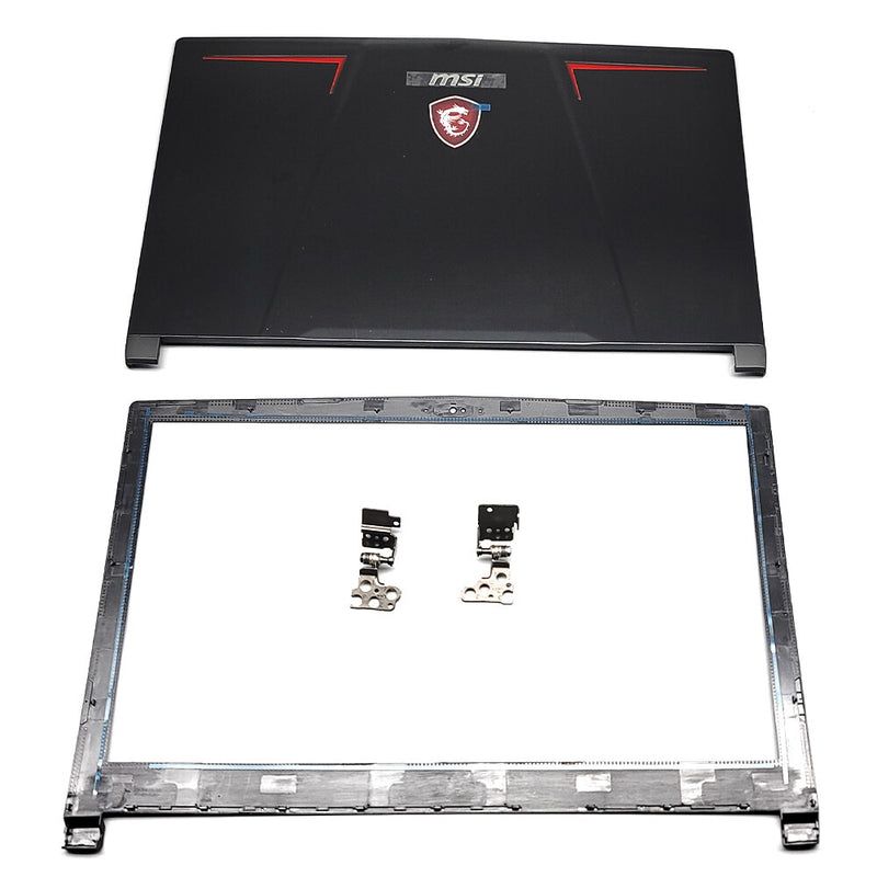 DURAFORCE New For MSI GE63 Raider RGB MS-16P5 Top LCD Back Cover+Front Bezel+Screen Hinges