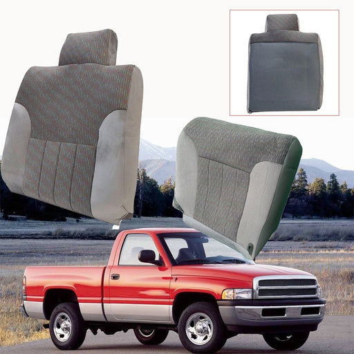 DURAFORCE Front Driver Bottom Top Cloth Seat Cover For 1994-1997 Dodge Ram 1500 2500 3500