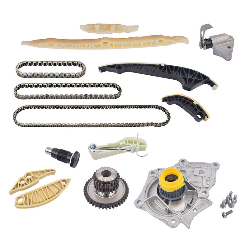 DURAFORCE For 14-2018 VW Jetta Passat GTI 1.8 2.0T A3 A4 Q5 TT Timing Chain Kit Water Pump