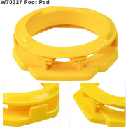 DURAFORCE 4 Pieces For Baracuda Pool Cleaner W70329 Finned Seal W69698 Diaphragm Foot Pad