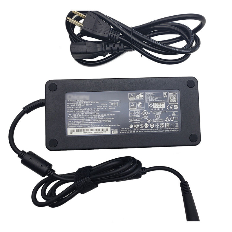 Adapter Charger Power Cord 280W 330W AC for Acer Predator Helios 300 PH315 55