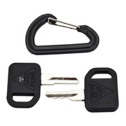 DURAFORCE Ignition Key AM131841 TCA24616 2PCS for John Deere LX172 LX173 LX176 LX178