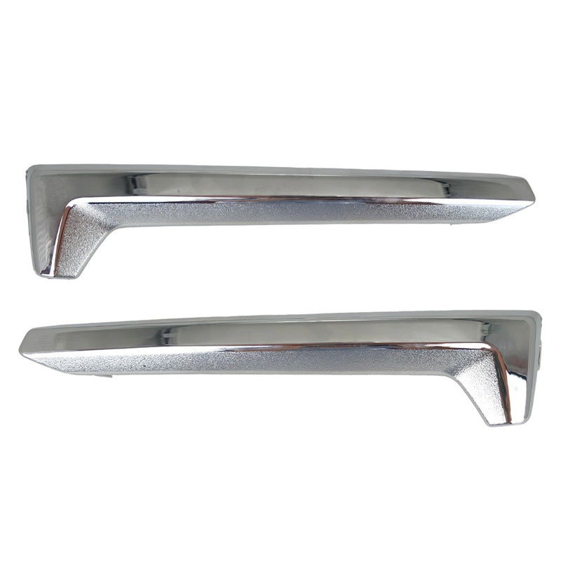 DURAFORCE Left&Right Front Fog Light Cover Trim Chrome For 2017 2018 Subaru Forester