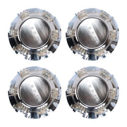 DURAFORCE New Chrome ABS Center Caps 4PCS for Chevy Suburban 2007-2014 for 7.2" Diameter