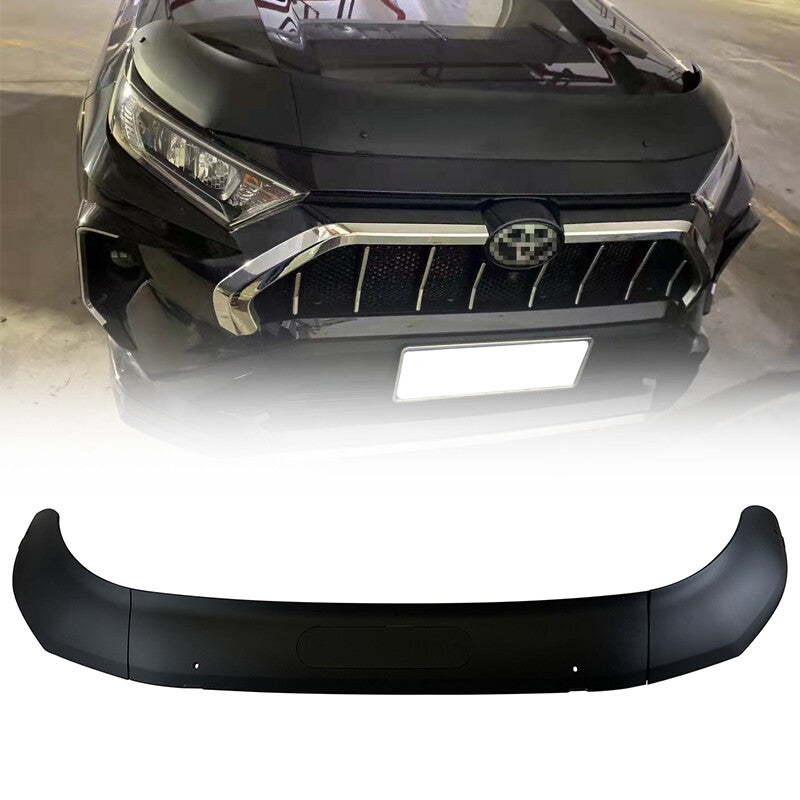 DURAFORCE Black Bug Shield Hood Deflector Guard Bonnet Protector for Toyota RAV4 2019-2024