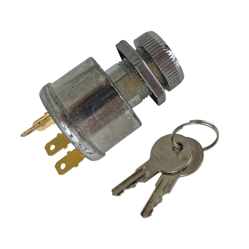 DURAFORCE Key Ignition Switch For EZGO Golf Cart 4 Terminal 81+ Gas Electric 33639-G01 US