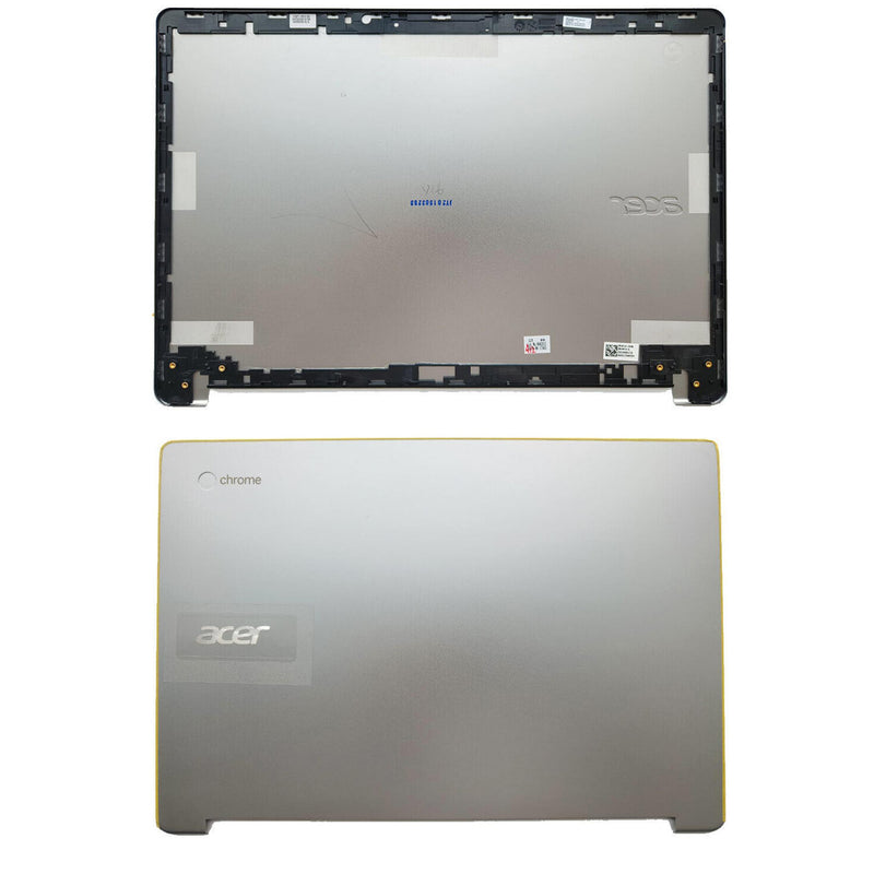DURAFORCE New Lcd Back Cover For Acer Chromebook CB5-312T Top Case Lid Silver 60.GHPN7.001