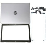 DURAFORCE New For HP 17-BS 17-AK 17AY 17G-BR Top Back Cover Silver+Bezel+Hinges 926482-001