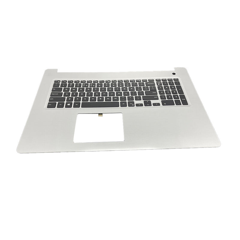 DURAFORCE New 06V9FW Silver Palmrest w/ Backlit Keyboard For Dell Inspiron 17 5770 5775 US