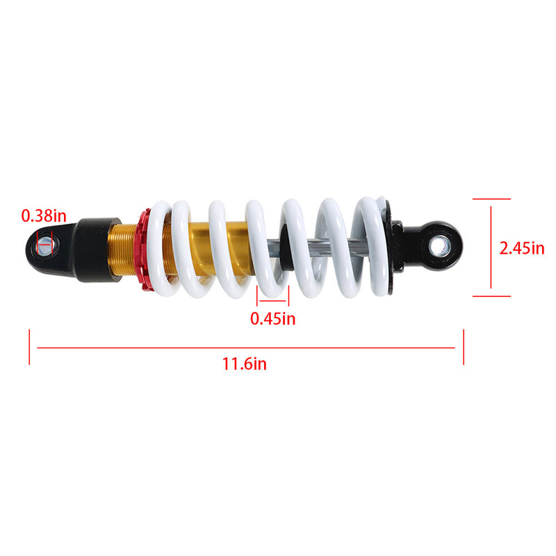 DURAFORCE 10.5" 270mm Rear Mono Shock For 110cc 125cc Chinese Pit Bike