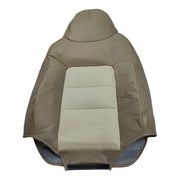 DURAFORCE LH / RH Front Leather Seat Cover Tan For 2003-2006 Ford Expedition Eddie Bauer