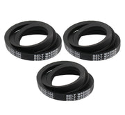 DURAFORCE 3Pcs 27001006 Washer Drive Belt For Whirpool Amana Maytag Washing Machine 38174