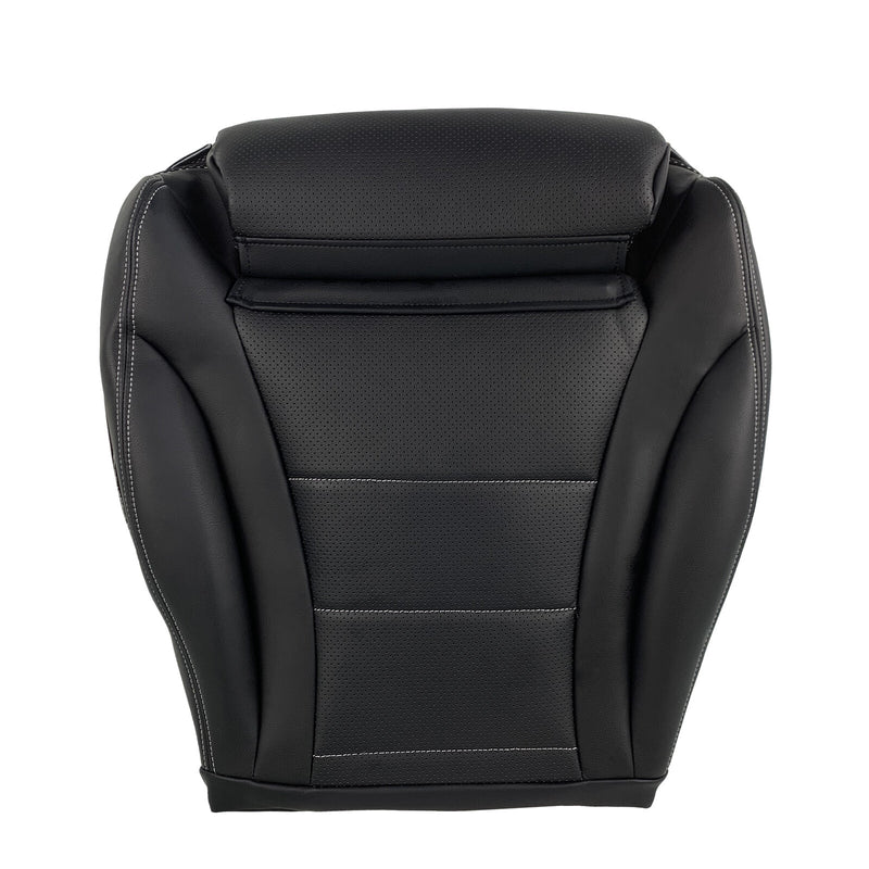 DURAFORCE New For 2015-21 Mercedes Benz C300 Sedan Driver Bottom Leather Seat Cover Black