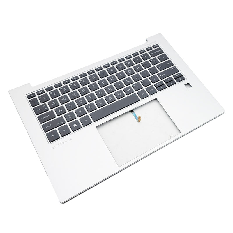 DURAFORCE New For HP Elitebook 840 G9 845 US Palmrest w/Backlit Keyboard Silver N09058-001