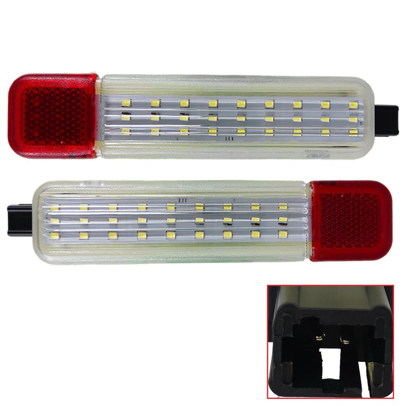 DURAFORCE Pair LED Door Courtesy Light For Hummer H2 2008 Luxury Sport Utility 4-Door