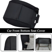 DURAFORCE Fit For 2009 2010 - 2014 Chevy Silverado Driver Bottom Cloth Seat Cover Black
