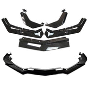 DURAFORCE For Corvette C8 Z51 STG 2020-2024 Gloss Black Front Bumper Lip Splitter