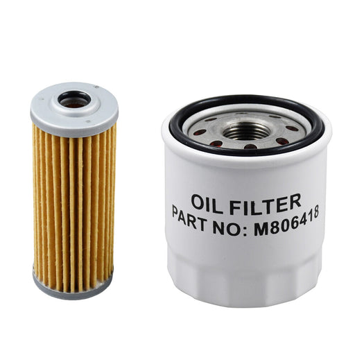 DURAFORCE Oil and Fuel Filter kit M806418 MIU804763 for John Deere X495 X595 X740 X744